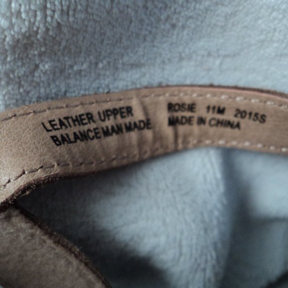 NWOT Earth Origins Women's 11 M Rosie Sandals Shoes Brown Leather Peep Toe - Picture 11 of 13